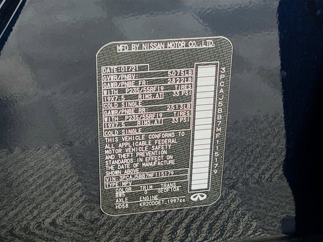 Used 2021 INFINITI QX50 Luxe image 30