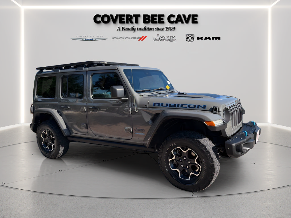 Used 2022 Jeep Wrangler Unlimited Rubicon 4xe w/ Steel Bumper Group AWD/4WD image 12