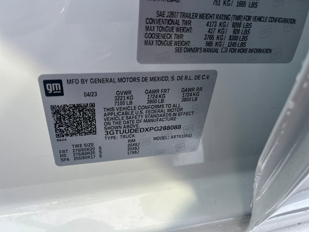 Certified 2023 GMC Sierra 1500 SLT w/ SLT Premium Plus Package AWD/4WD image 32