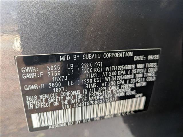 New 2025 Subaru Outback Touring XT w/ Tech Package 2 image 19