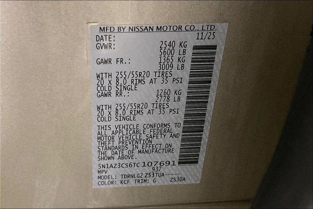 New 2026 Nissan Murano SL image 27