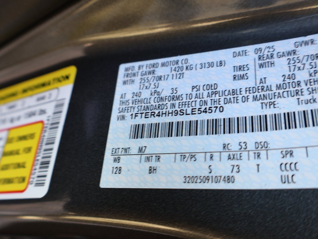 New 2025 Ford Ranger XLT w/ Equipment Group 301A High image 38