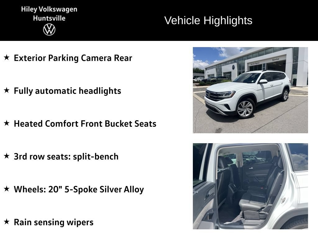 Used 2021 Volkswagen Atlas SE w/ Towing Package FWD image 13