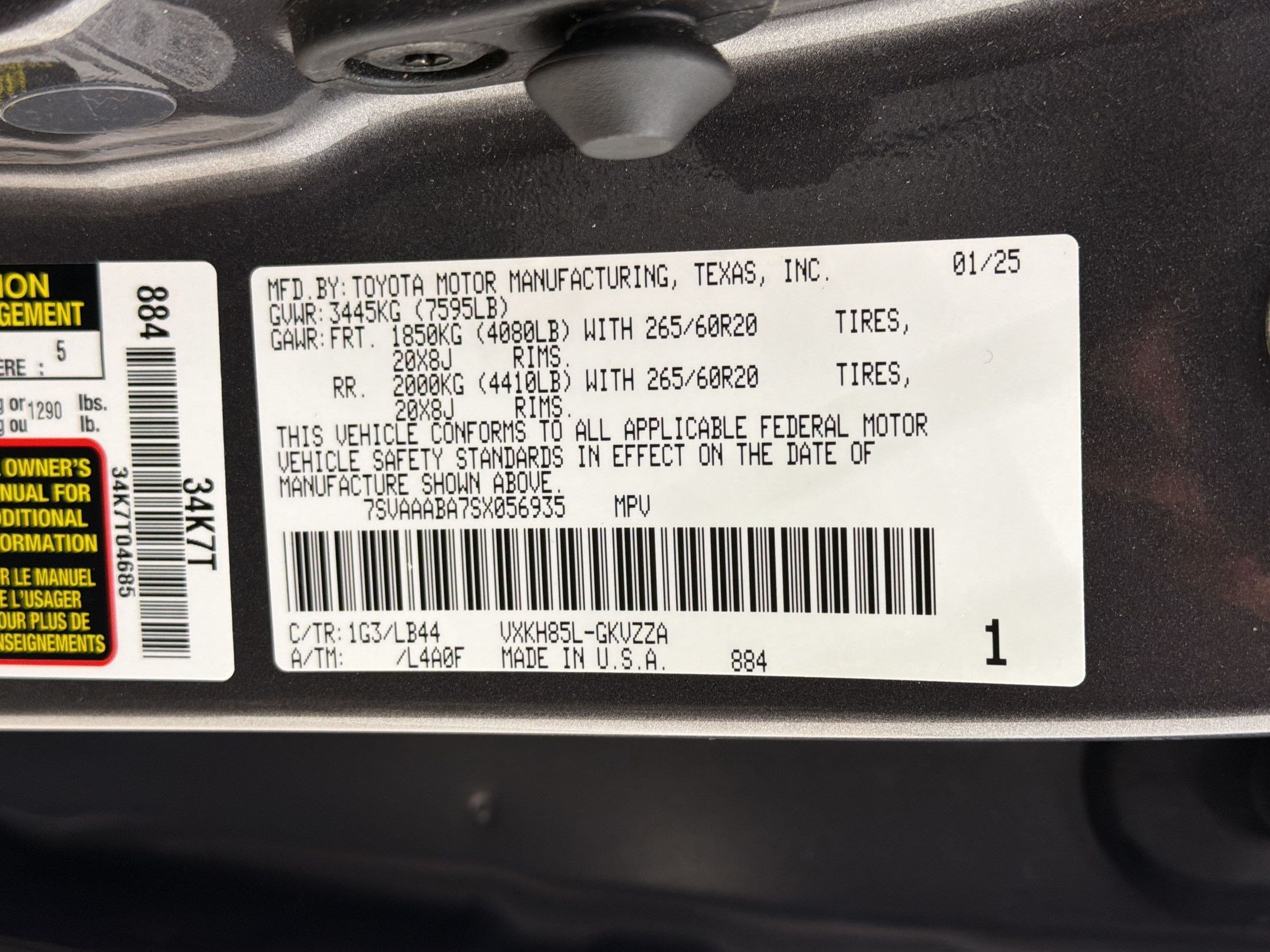 Used 2025 Toyota Sequoia 1794 Edition AWD/4WD image 28