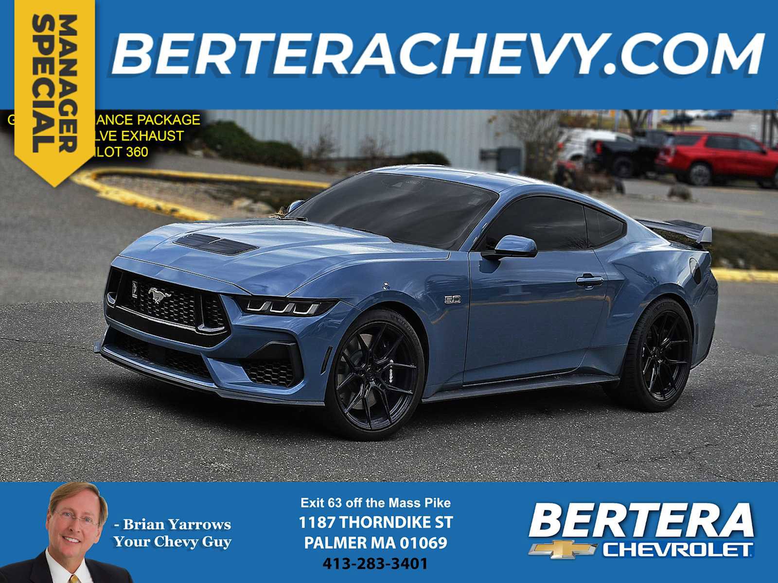 Used 2024 Ford Mustang GT Premium w/ GT Performance Package RWD image 1