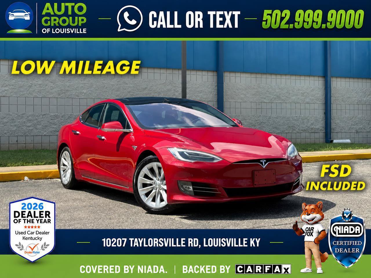 Used 2018 Tesla Model S 100D AWD/4WD image 1