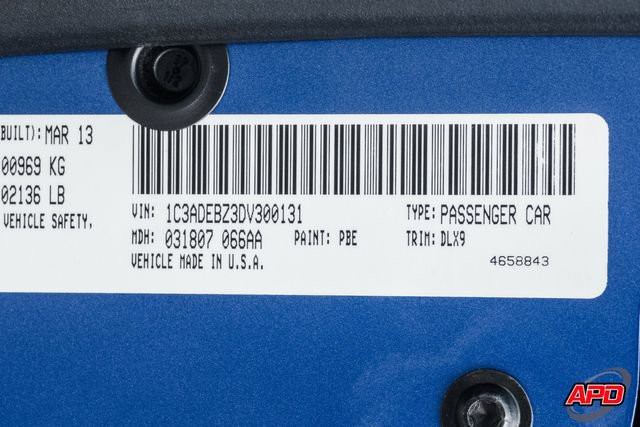 Used 2013 SRT Viper GTS w/ GTS Laguna Interior Pkg RWD image 86