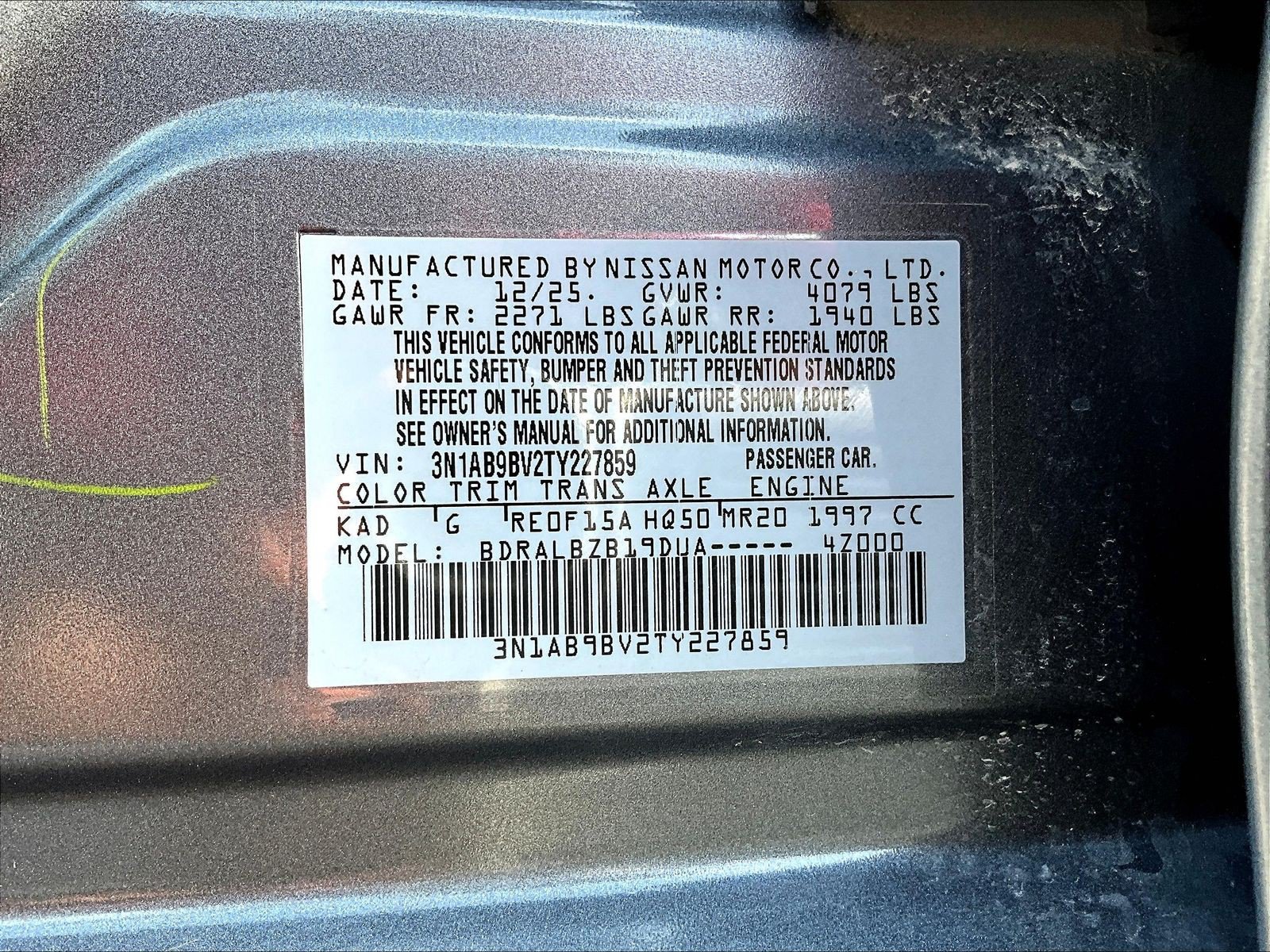 New 2026 Nissan Sentra S w/ Floor Mat Package FWD image 9