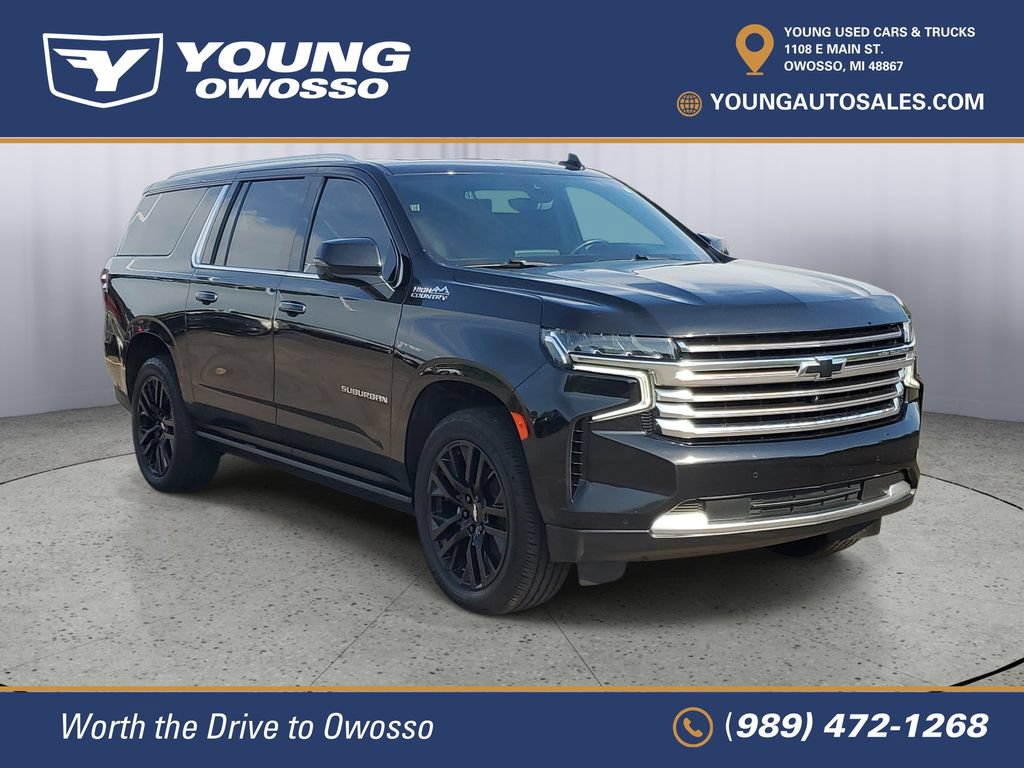 Used 2021 Chevrolet Suburban High Country w/ Premium Package 2 AWD/4WD video 2