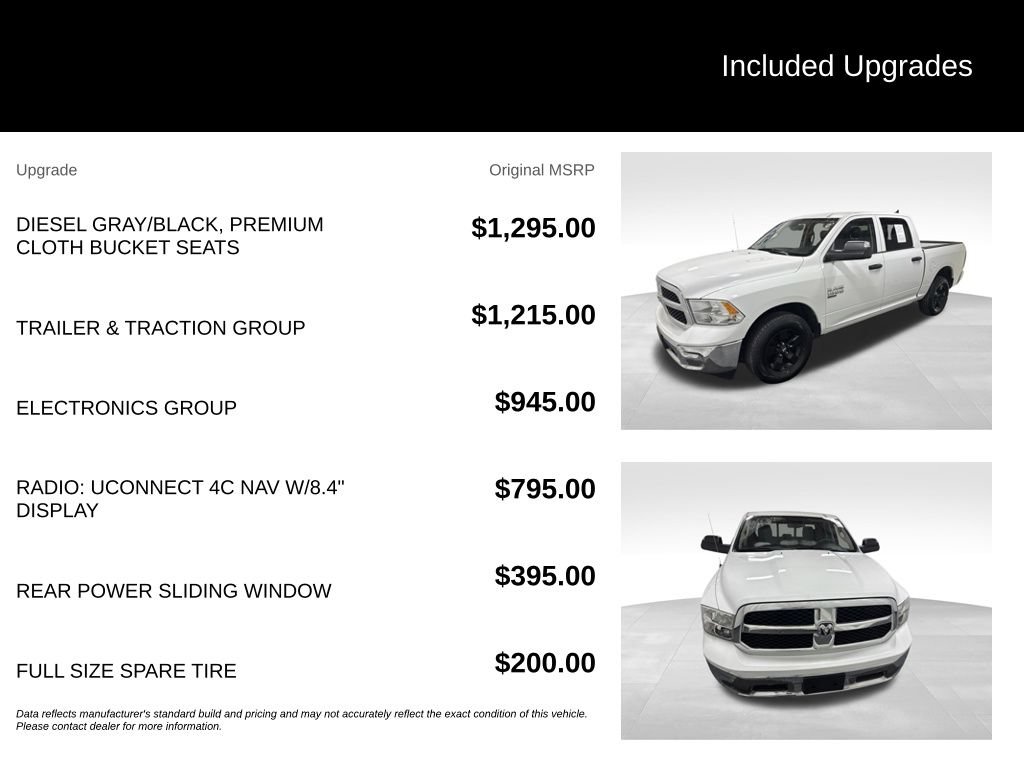 Used 2023 RAM 1500 Classic SLT w/ Trailer & Traction Group AWD/4WD image 2