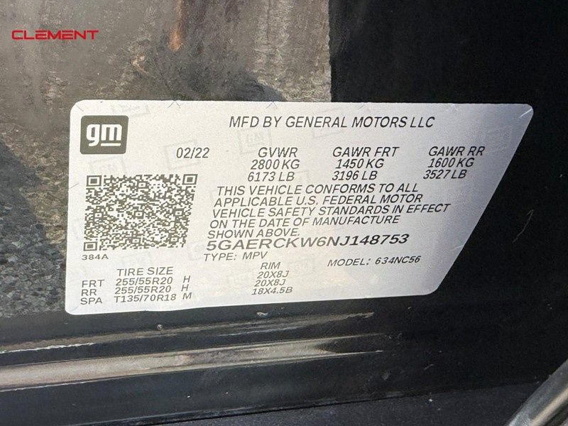 Used 2022 Buick Enclave Premium w/ Surround and Sites Package FWD image 31