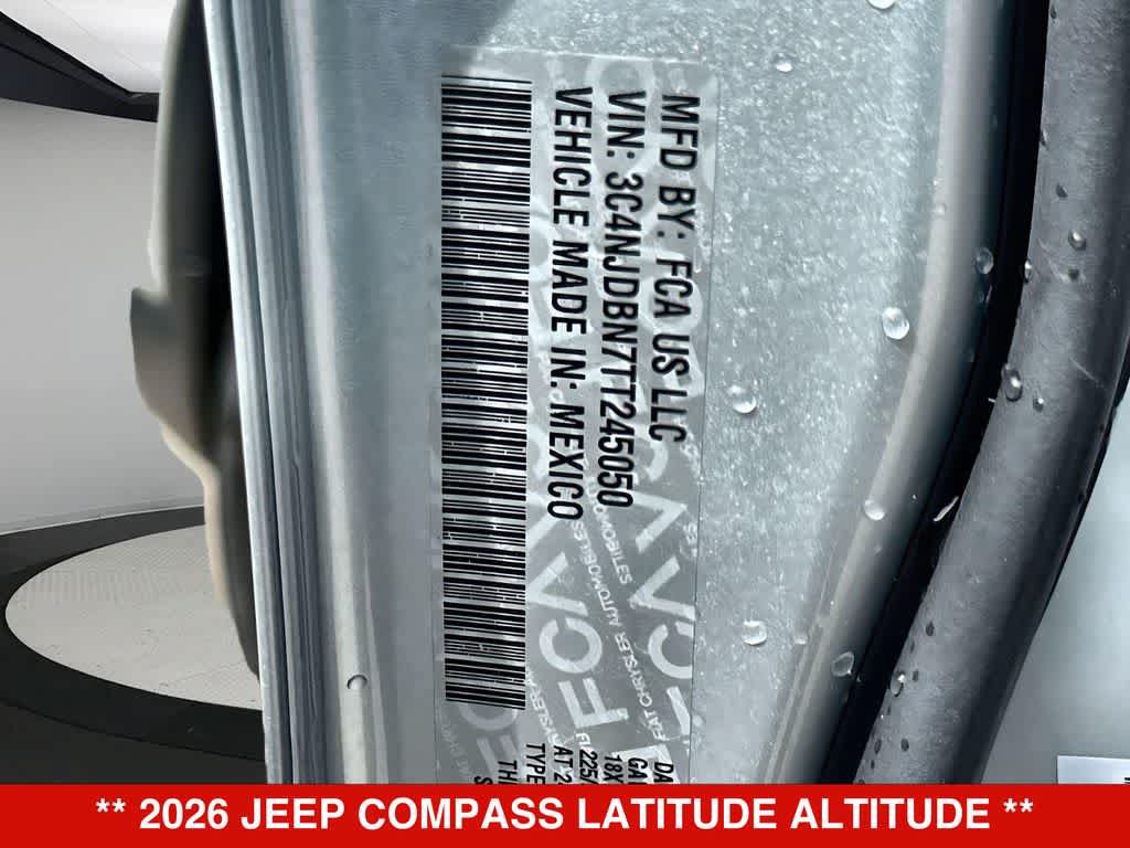 New 2026 Jeep Compass Latitude AWD/4WD image 24