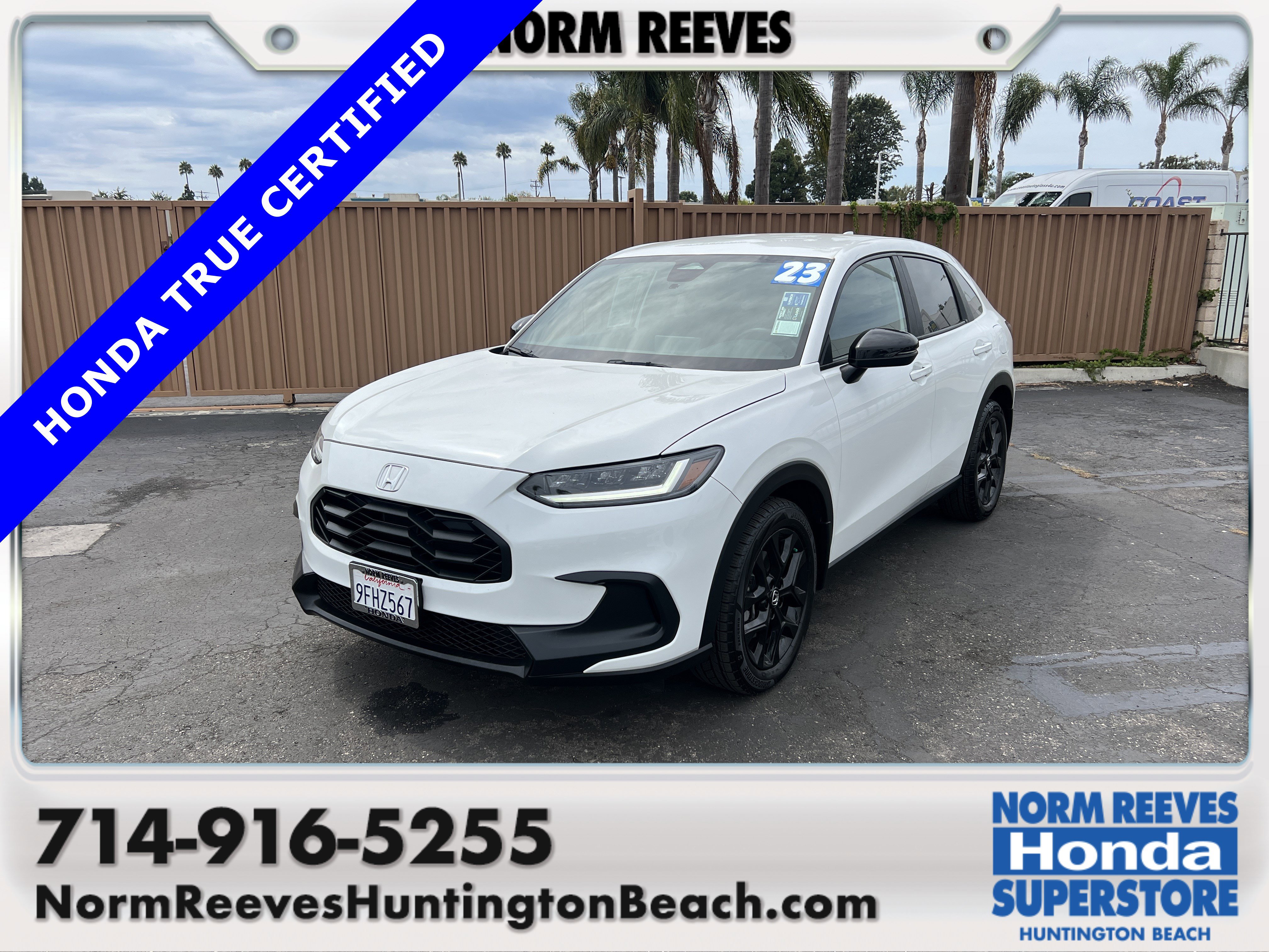 Certified 2023 Honda HR-V Sport