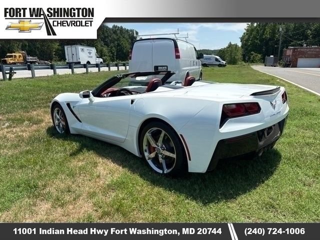 Certified 2014 Chevrolet Corvette Stingray Convertible w/ 3LT Preferred Equipment Group RWD image 2
