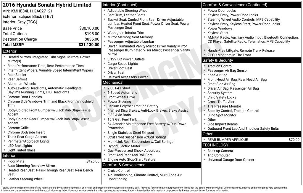 Used 2016 Hyundai Sonata Limited image 4