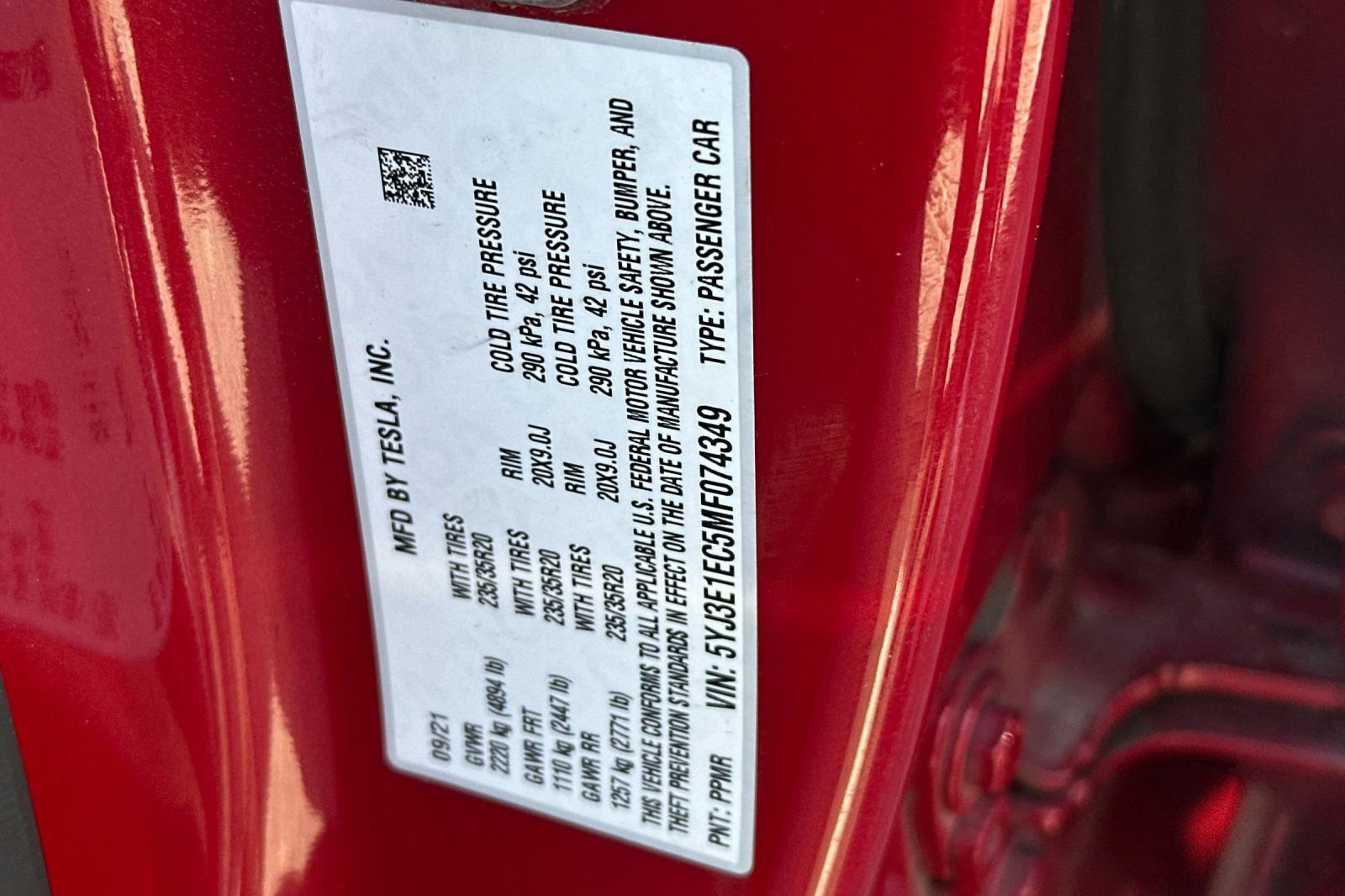 Used 2021 Tesla Model 3 Performance image 32