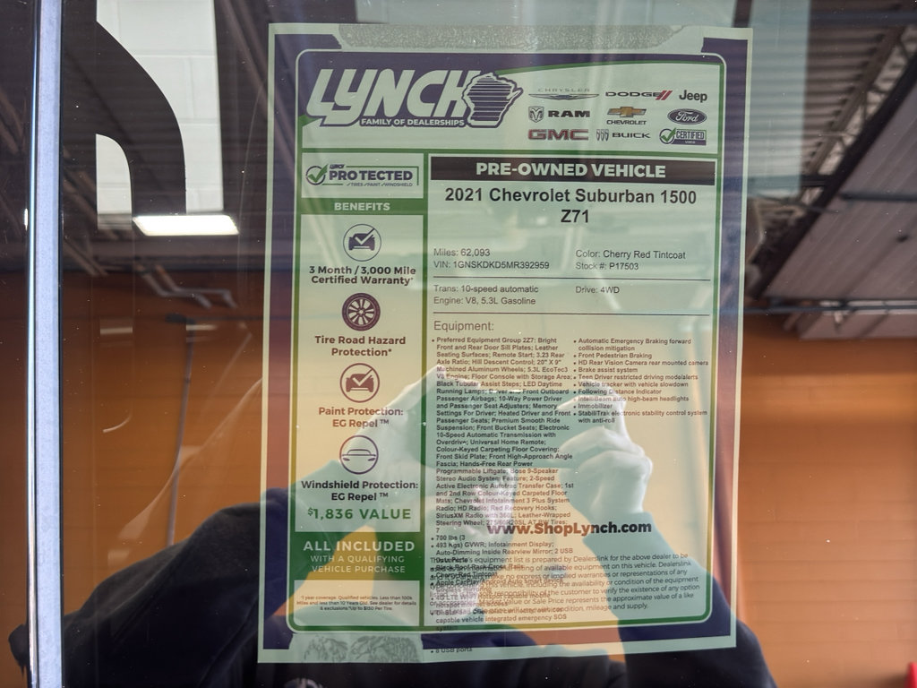 Used 2021 Chevrolet Suburban Z71 image 42