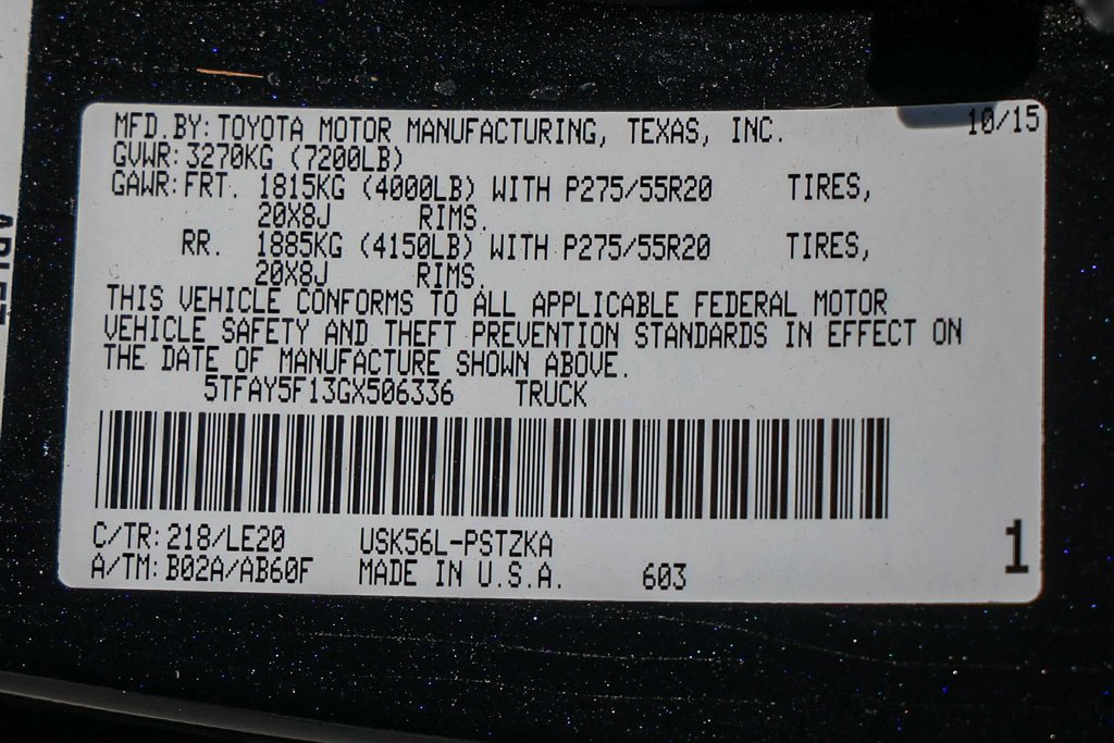 Used 2016 Toyota Tundra Platinum AWD/4WD image 35