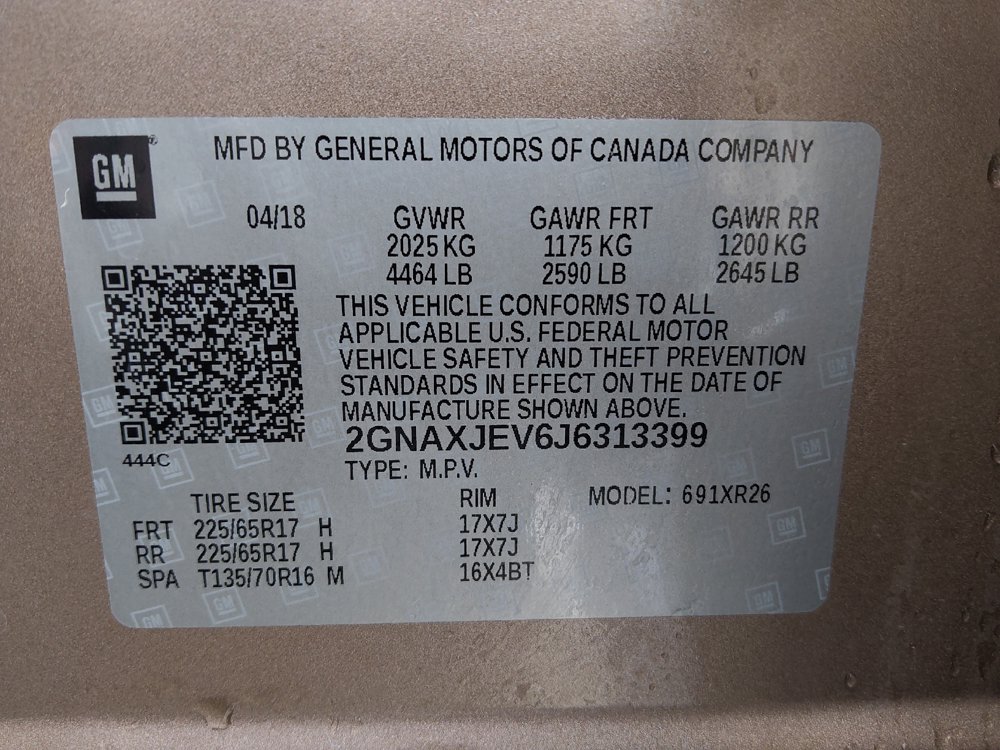 Used 2018 Chevrolet Equinox LT FWD image 33