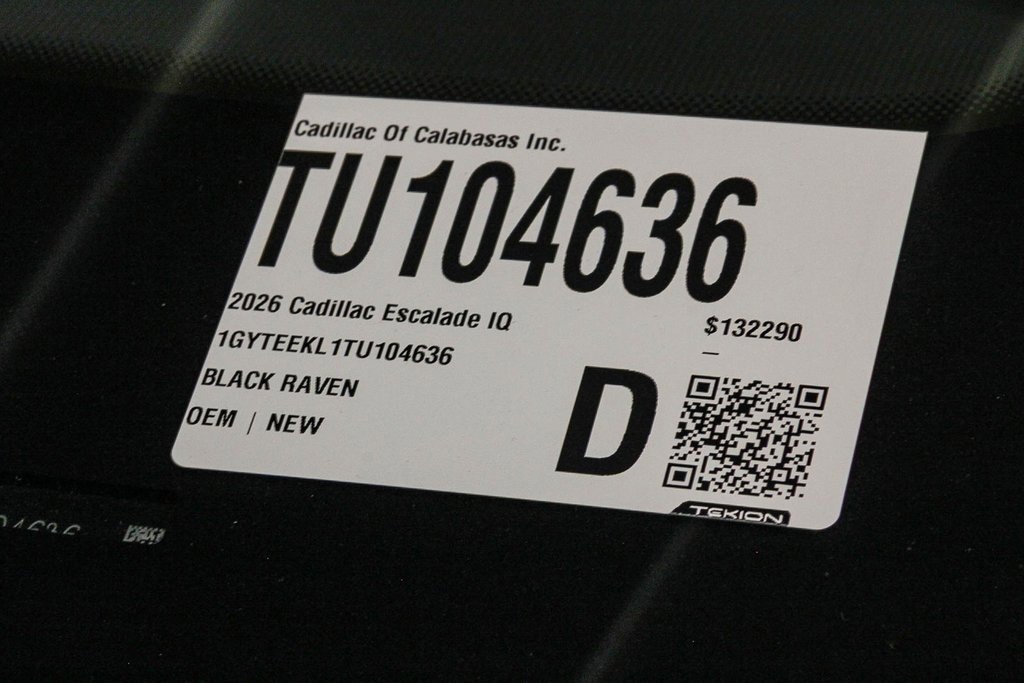 New 2026 Cadillac Escalade IQ Sport 1 image 31