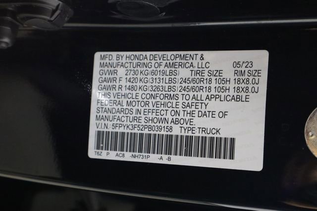 Used 2023 Honda Ridgeline RTL image 38