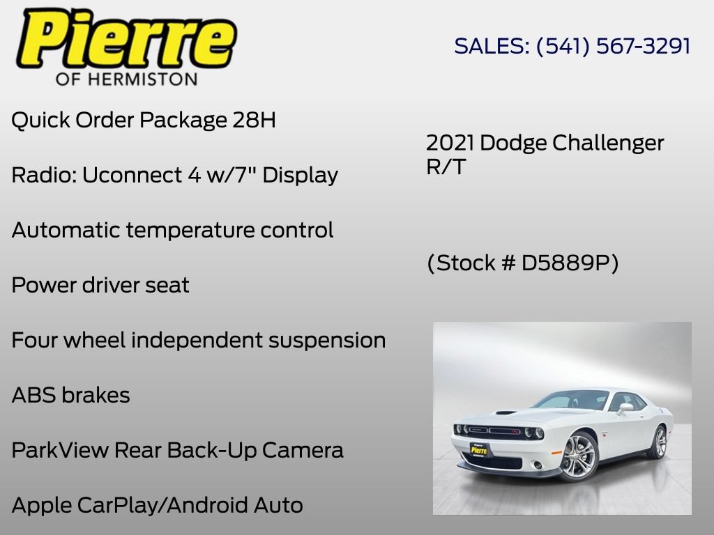 Used 2021 Dodge Challenger R/T RWD image 6