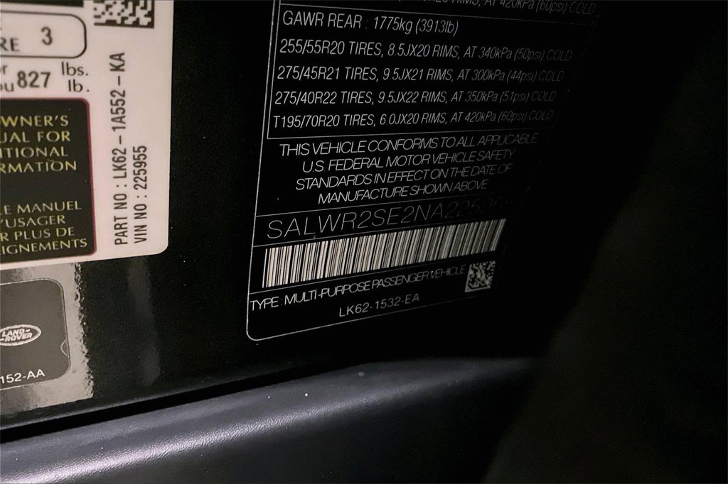 Used 2022 Land Rover Range Rover Sport HSE Dynamic image 19