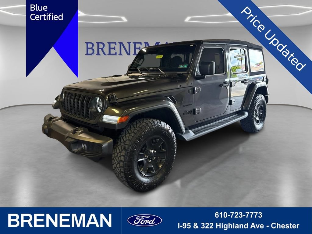 Used 2024 Jeep Wrangler Unlimited Sahara w/ Safety Group AWD/4WD video 1