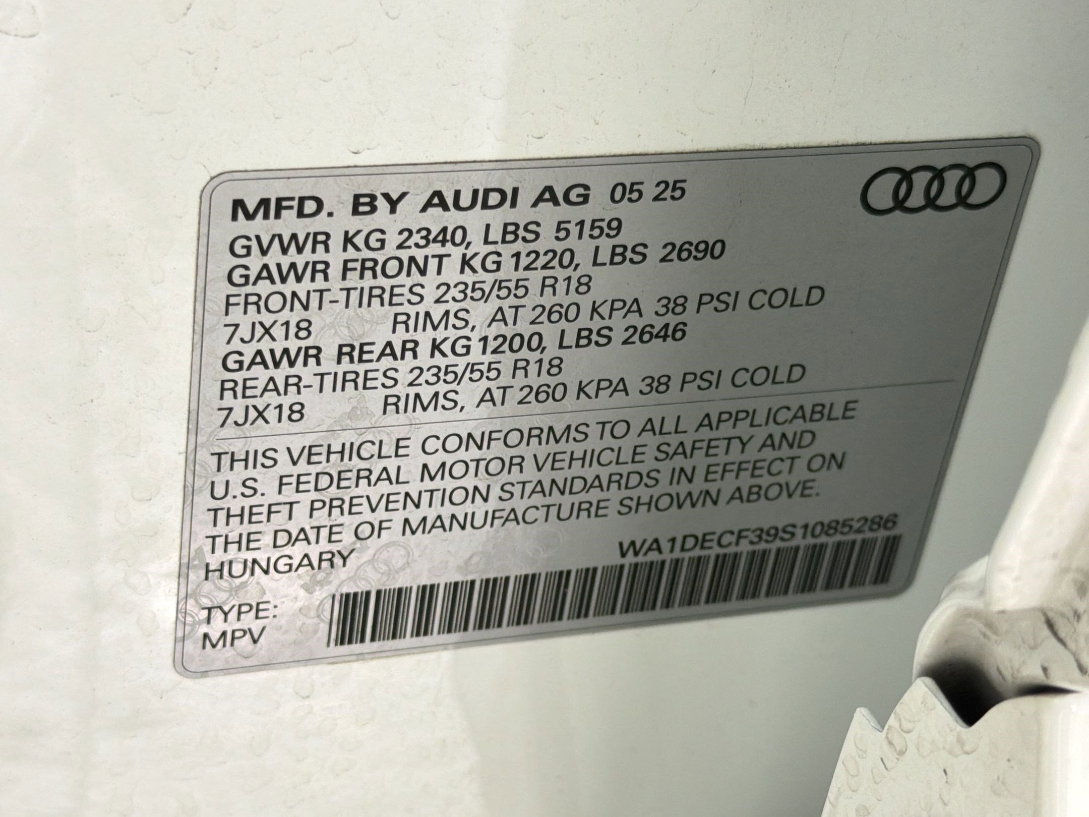Certified 2025 Audi Q3 2.0T Premium image 23