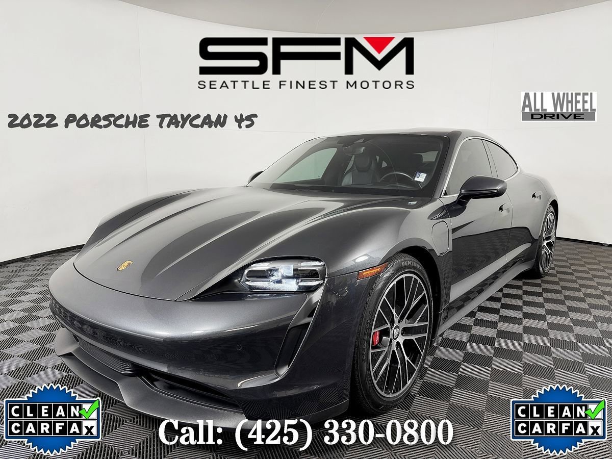 Used 2022 Porsche Taycan 4S AWD/4WD image 1