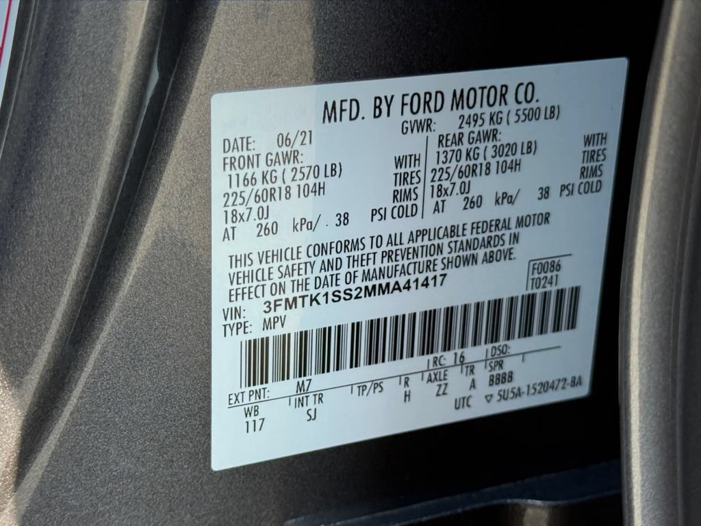 Used 2021 Ford Mustang Mach-E Select w/ Comfort/Technology Package AWD/4WD image 27
