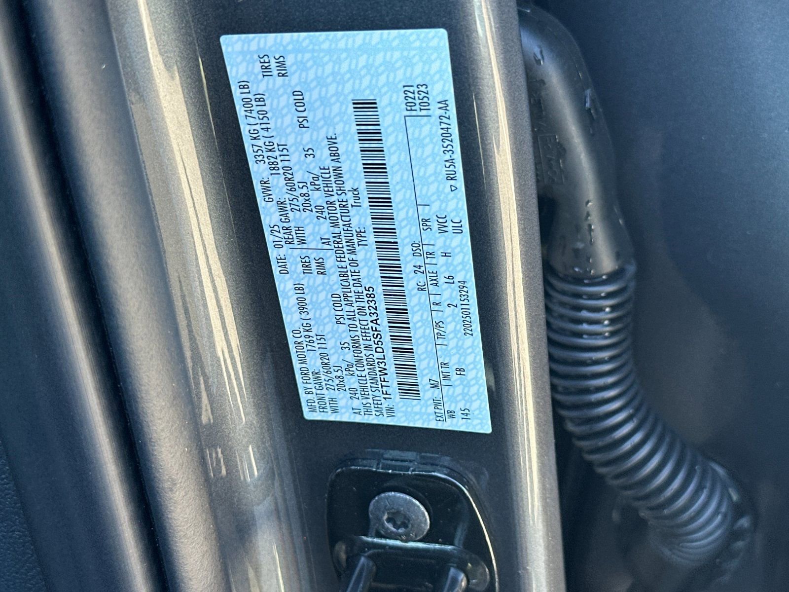 Used 2025 Ford F150 XLT w/ Equipment Group 302A MID AWD/4WD image 37