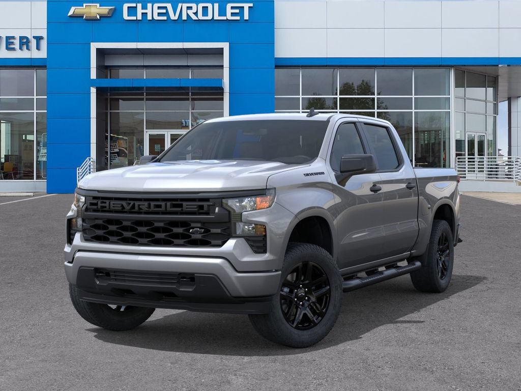 New 2026 Chevrolet Silverado 1500 Custom w/ Turbomax Blackout Package RWD image 6
