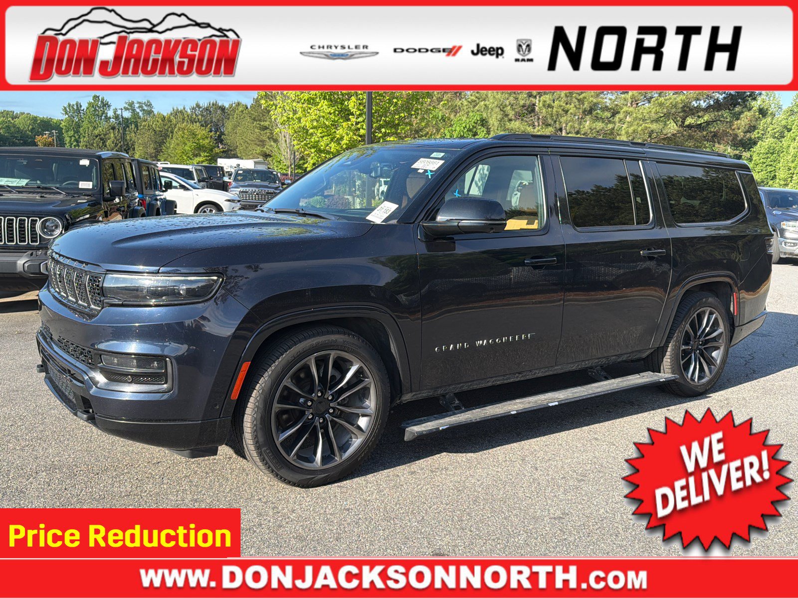 Certified 2025 Jeep Grand Wagoneer L Series III w/ Quick Order Packagew 28T