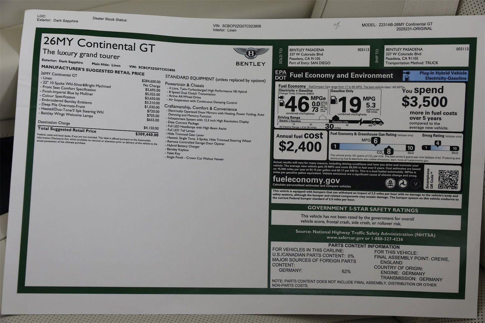 New 2026 Bentley Continental GT image 37