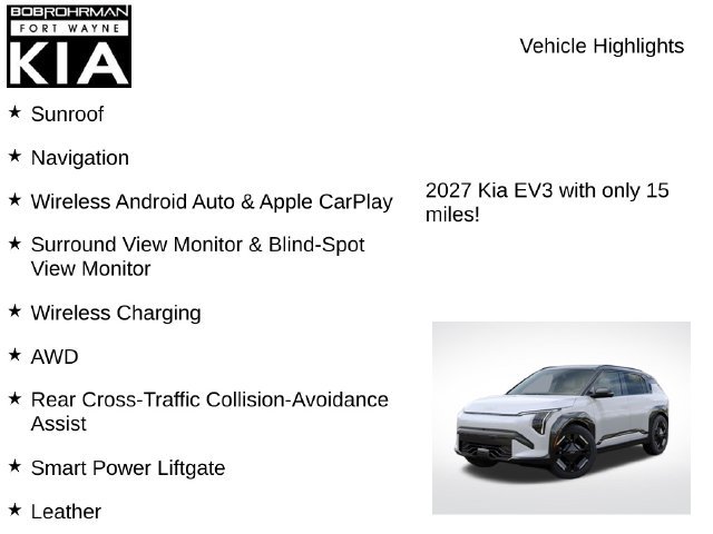 New 2027 Kia EV3 GT-Line AWD/4WD image 7