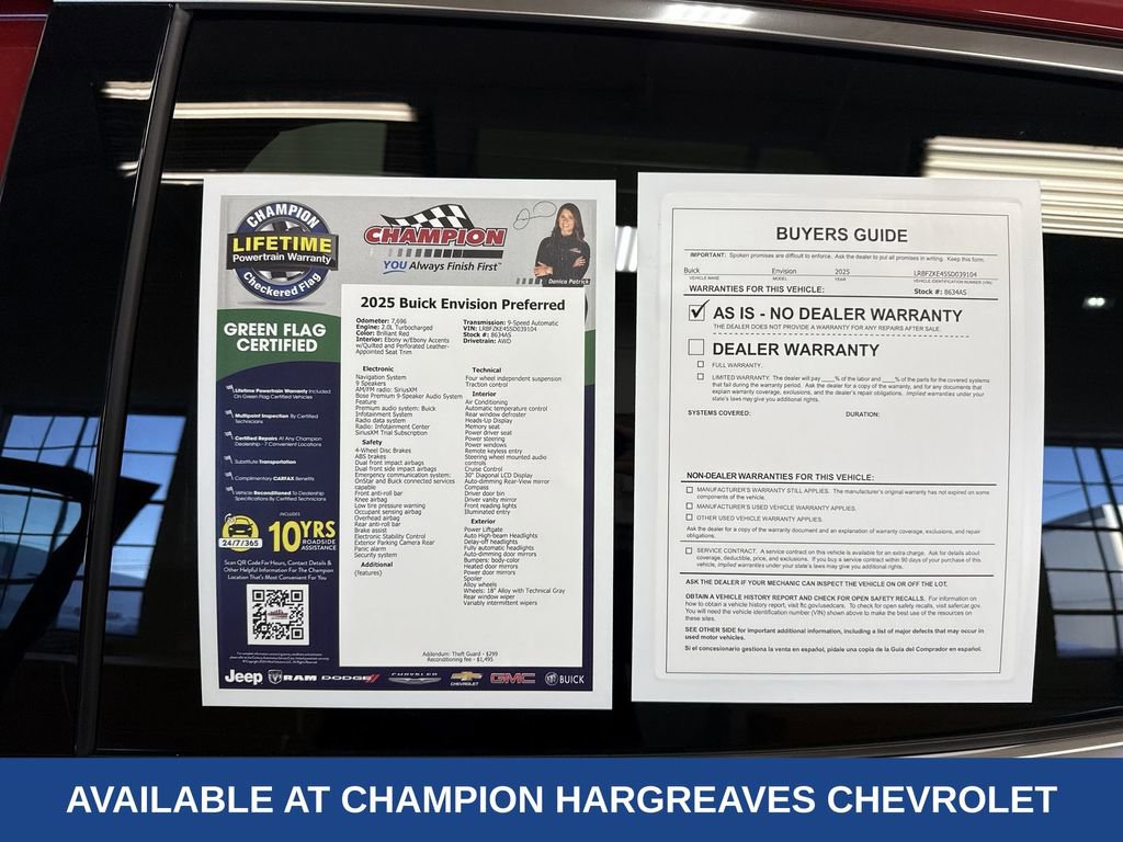 Used 2025 Buick Envision Preferred image 44