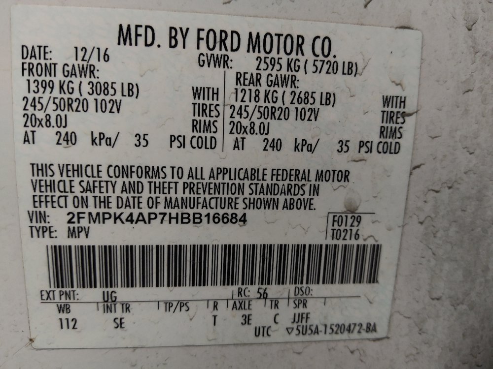 Used 2017 Ford Edge Sport w/ Equipment Group 401A AWD/4WD image 33