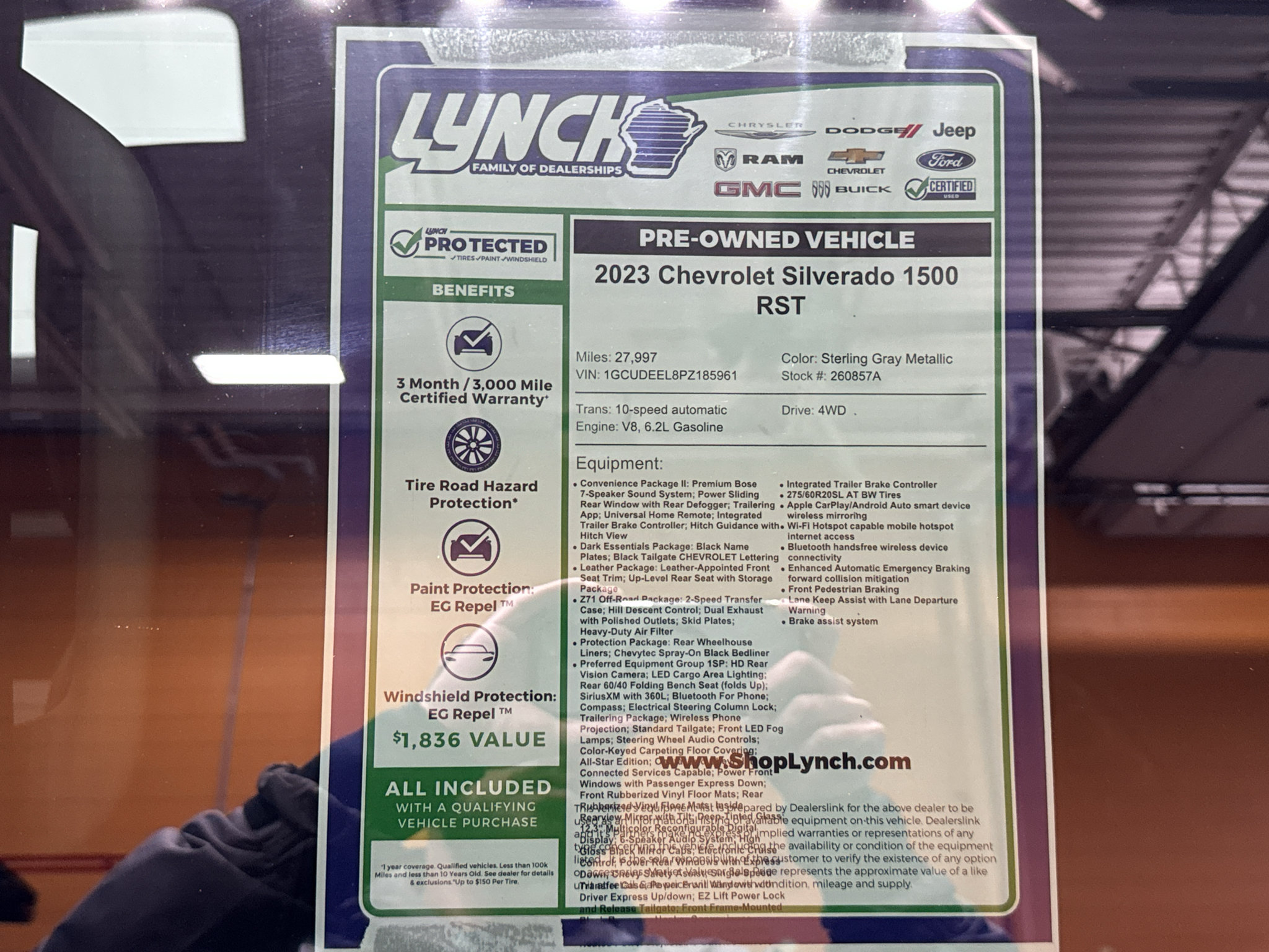 Used 2023 Chevrolet Silverado 1500 RST w/ Convenience Package II AWD/4WD image 45
