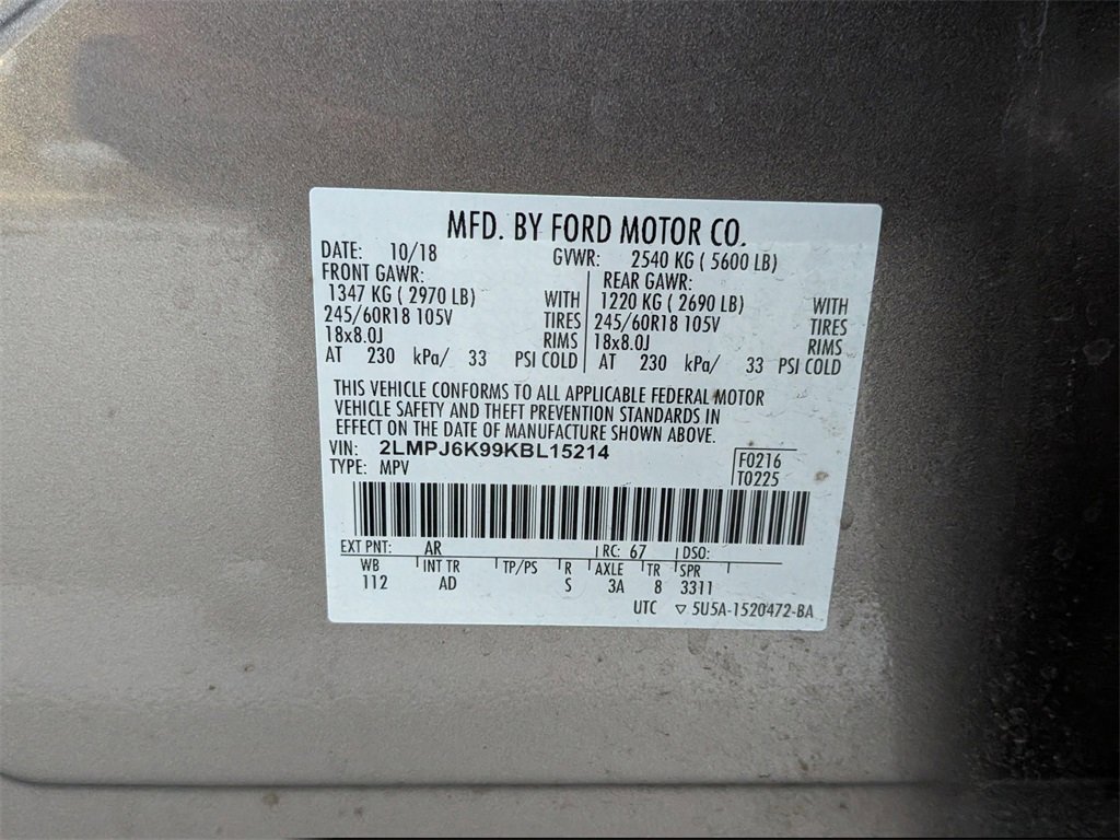 Used 2019 Lincoln Nautilus Select image 31