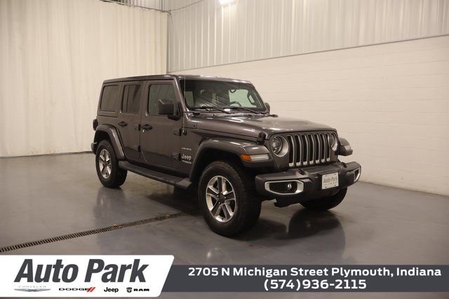 Used 2019 Jeep Wrangler Unlimited Sahara w/ Uconnect 4C Nav & Sound Group image 1