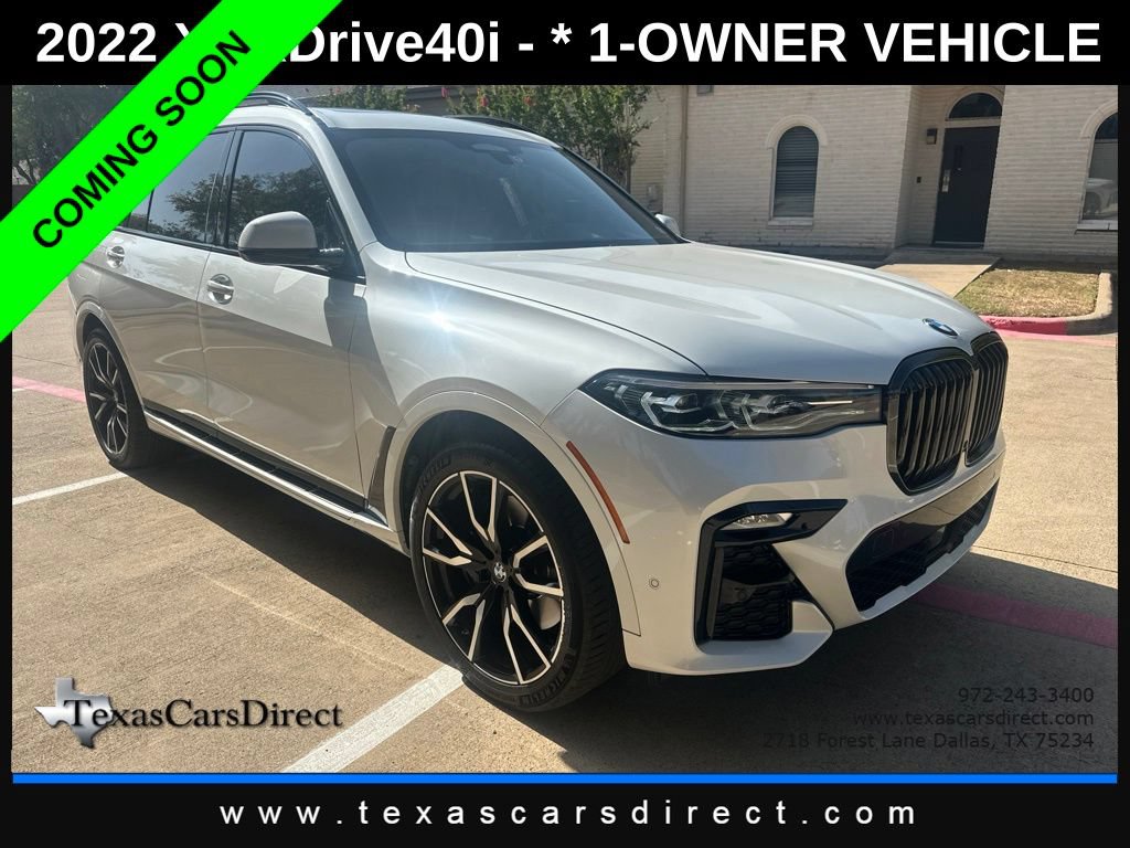 Used 2022 BMW X7 xDrive40i w/ M Sport Package AWD/4WD image 1