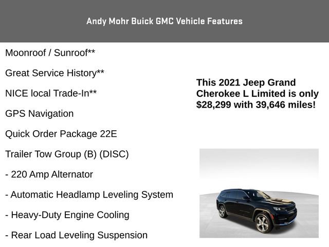 Used 2021 Jeep Grand Cherokee L Limited w/ Trailer Tow Group (B) image 4