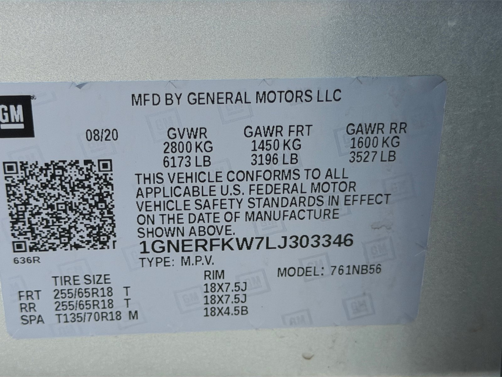 Used 2020 Chevrolet Traverse LS w/ LPO, Blackout Package FWD image 32