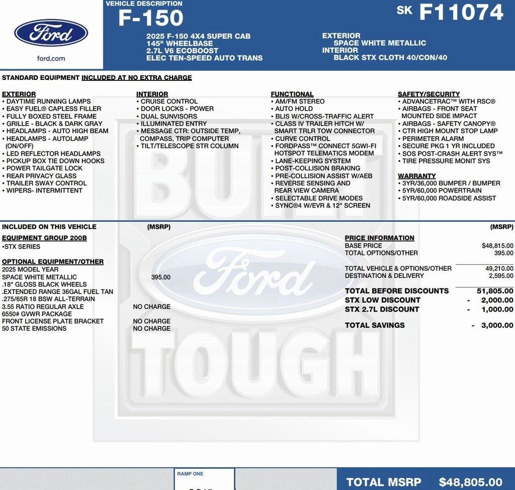 New 2025 Ford F150 STX image 2