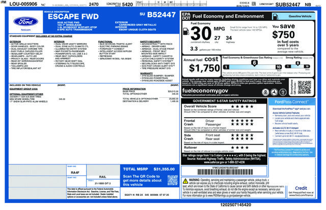 Used 2025 Ford Escape Active FWD image 15
