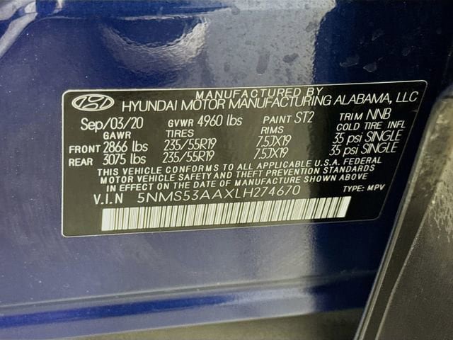 Used 2020 Hyundai Santa Fe Limited FWD image 34