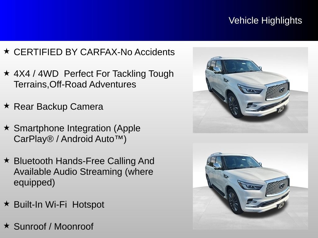 Used 2021 INFINITI QX80 Premium Select AWD/4WD image 4