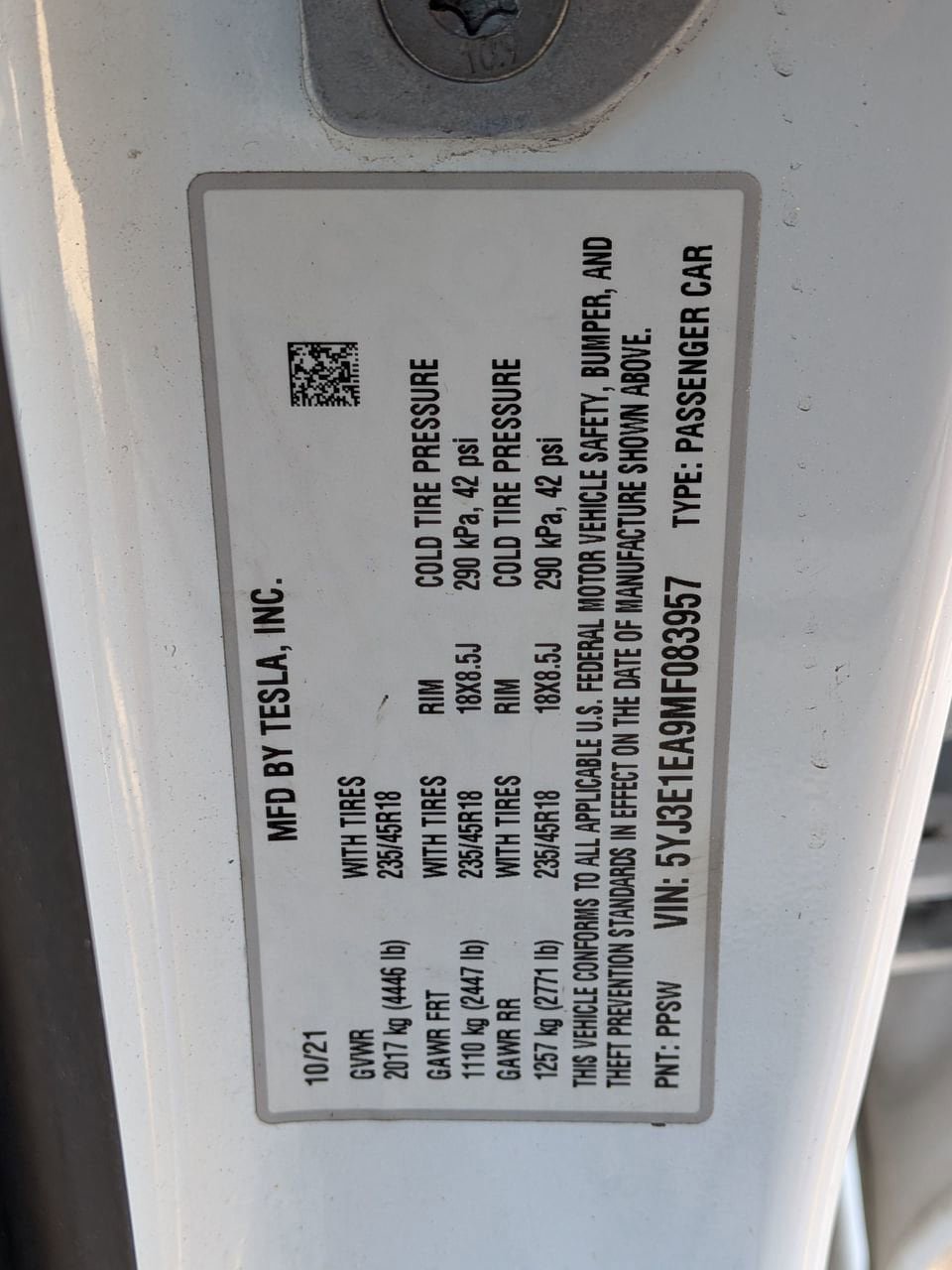 Used 2021 Tesla Model 3 Standard Range Plus RWD image 27