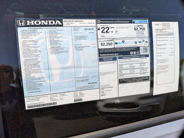 New 2026 Honda Pilot EX-L image 18